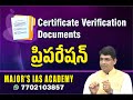 Certificate verification documents ప్రిపరేషన్ - #cdpo #eo #trending #news #latestnews #major
