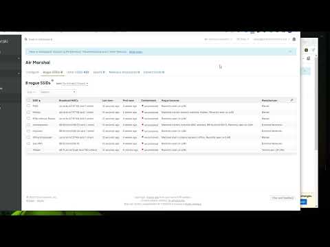 Cisco Meraki AirMarshal   Simple Configuration   Part 1