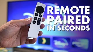 Pair Remote to Apple TV in Seconds - Apple TV 4K 2021, Apple TV 4K or Apple TV HD