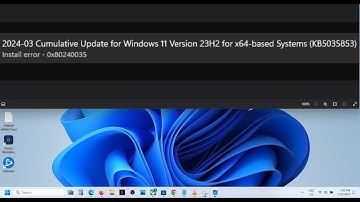 Fix Update KB5035853 Not Installing Error 0x80240035 Windows 11(Version 23H2/22H2)