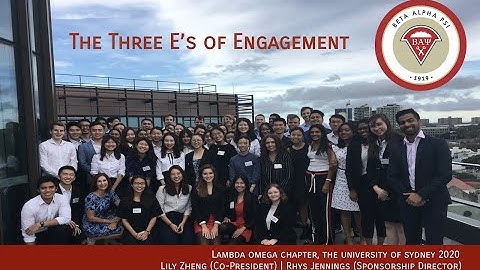 Beta Alpha Psi 2020 Best Practices | Engagement - Lambda Omega Chapter
