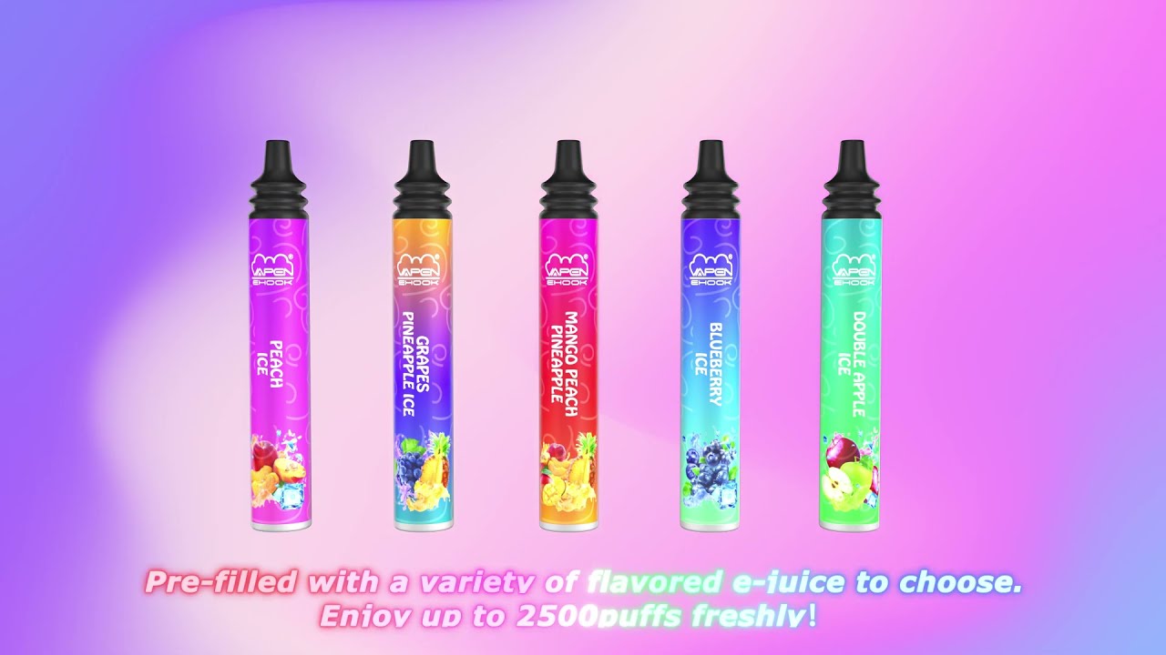 VAPEN EHOOK 2500Puffs Disposbale Vape Ehookah Shisha Style