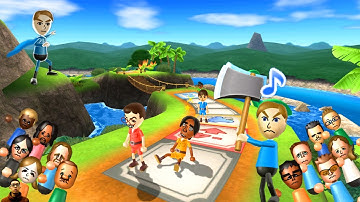 Wii Party Series Board Game Island - Guest C vs Hiromasa vs Sakura vs George (Master Difficulty)