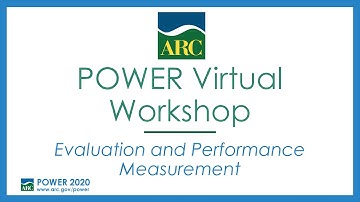 Evaluation and Performance Measurement