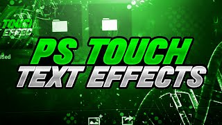 How to Make Text Effects In Photoshop Touch