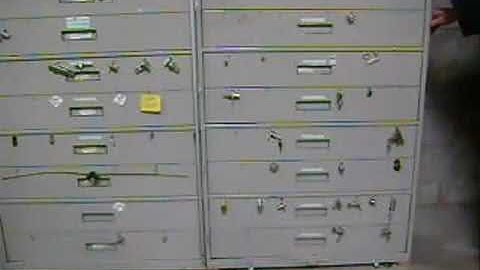 file cabinet outside security bar