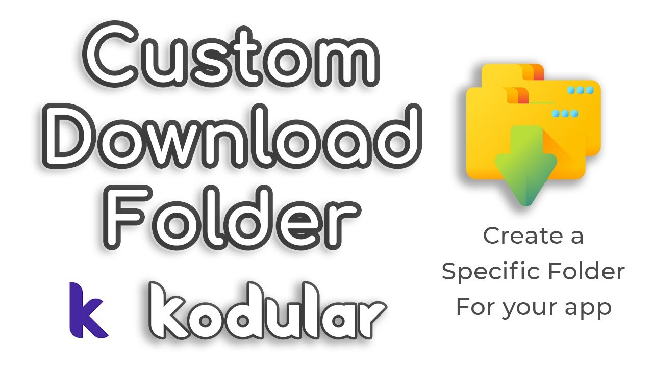 How to create Download Folder for your App | Kodular - YouTube