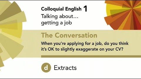 English File 4thE - Upper-Intermediate - Colloquial English 1 - The Conversation - Extracts D