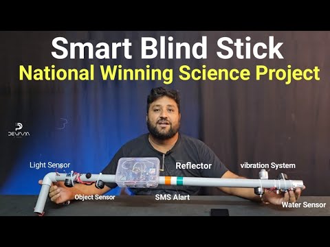 smart blind stick | national winning science exhibition project ...