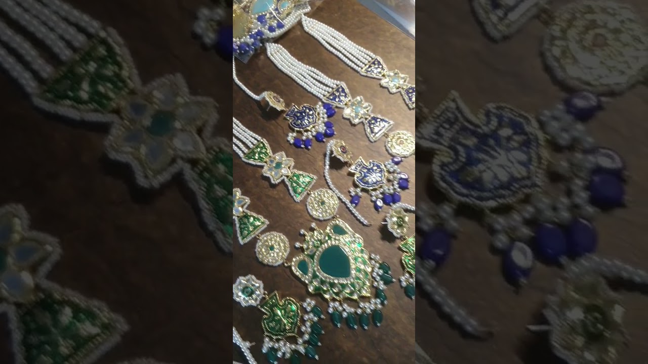 multani jewellery thappa kundan gold plated worldwide shipping whatspp +923172509847