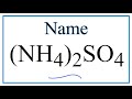 Ammonium Sulfate and Its Properties