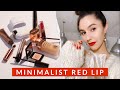 Minimalist Red Lip Makeup Tutorial 💋 Karima McKimmie