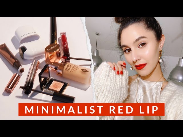 Minimalist Red Lip Makeup Tutorial  Karima McKimmie