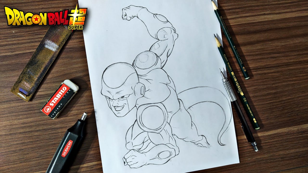 Sketch of Freeza New Transformation - Black Freeza [Dragon Ball Super] 