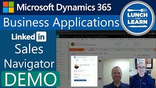 11) demo - modern sales w linkedin sales navigator 625m  leads ~ outlook & dynamics 365 crm