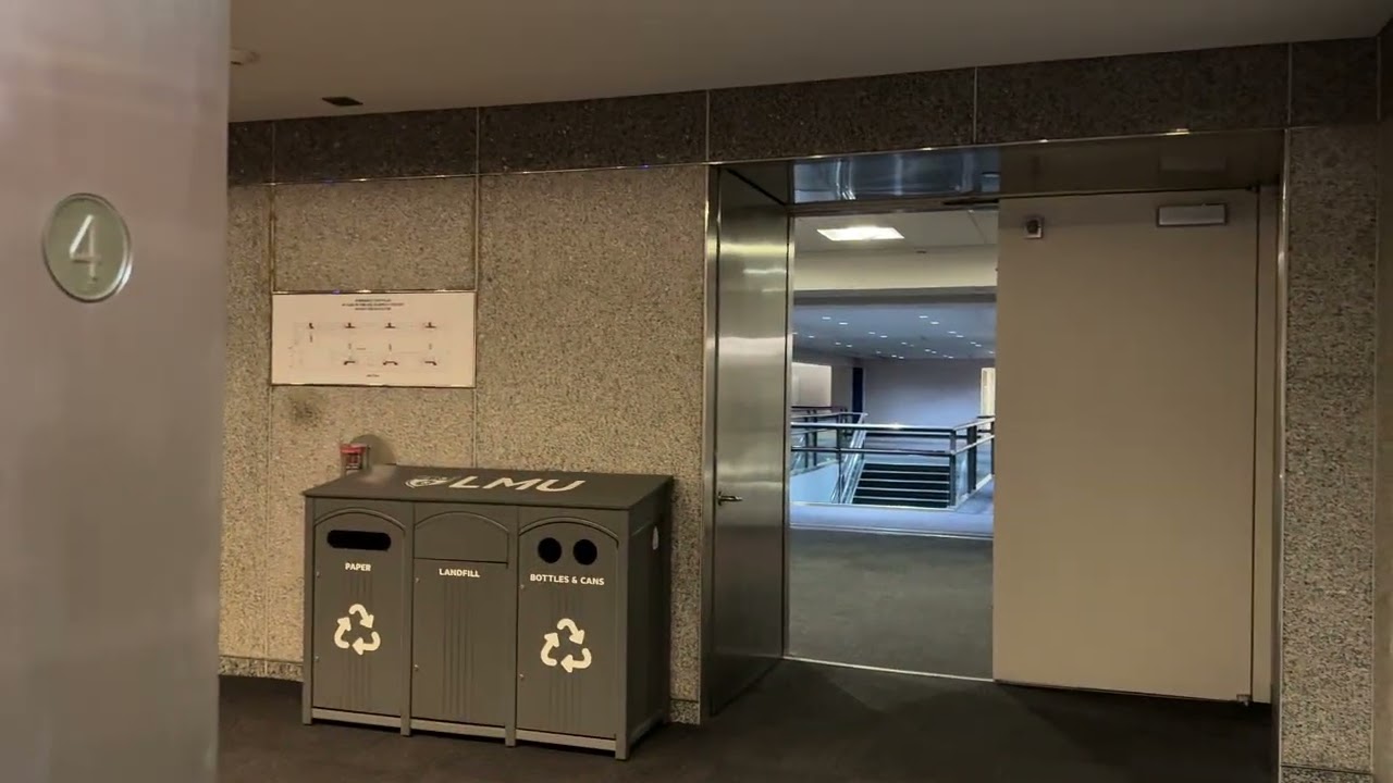 Modernized Fujitec Traction Elevators (P1-4) - University Hall at LMU - Los Angeles, CA