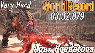 World Record | Apex Predators (Very Hard) 03:32.879 | Forbidden West Arena Thunderjaw