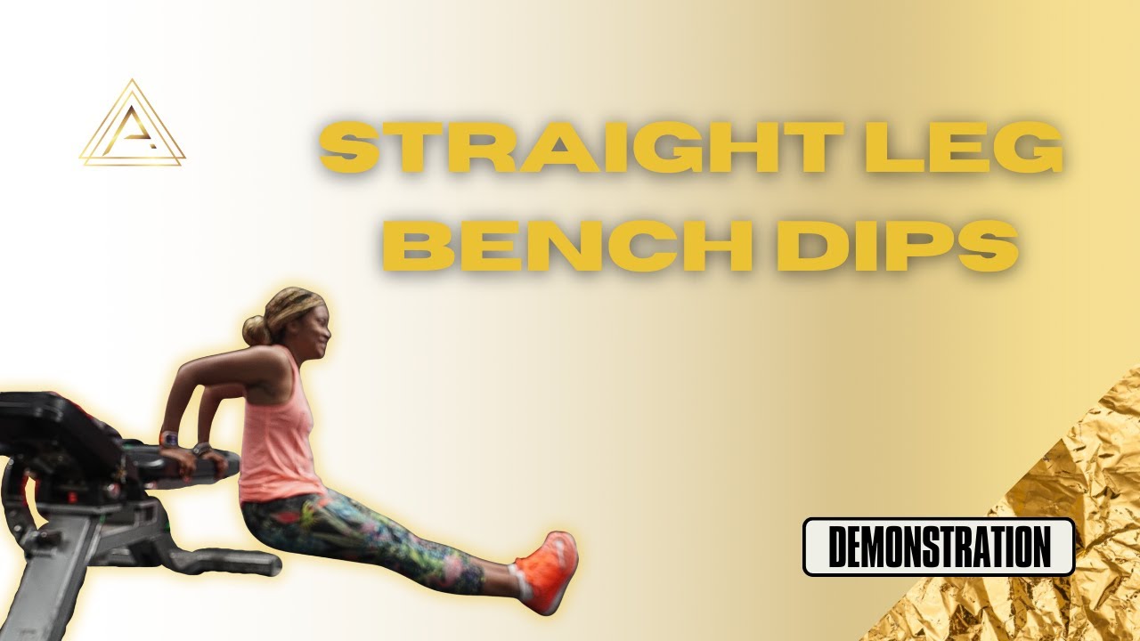 STRAIGHT LEG DIPS | Triceps / Flabby Arms