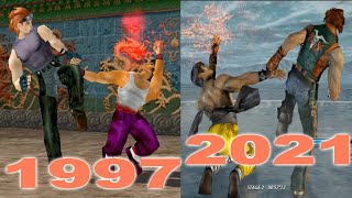 Evolution of Hwoarang Dead-end (1997-2021)