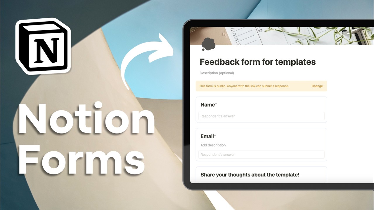 Notion Form Examples Create Stunning Forms with Notion?! | Full Guide & Tutorial - YouTube