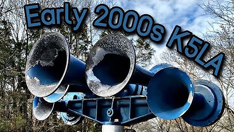 CSX Nathan Airchime K5LA early 2000s non raised letter train horn.