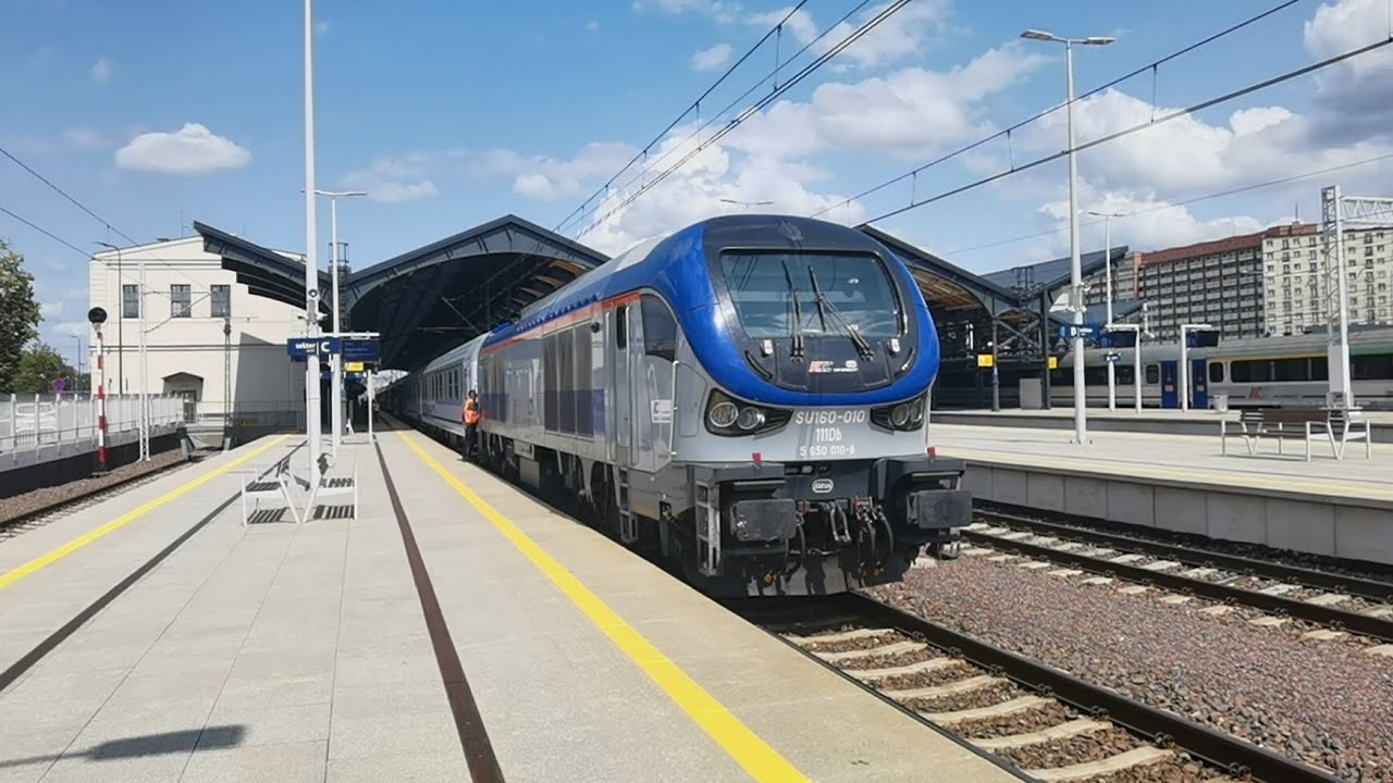 PKP Intercity Cała Linia TLK15110 Biebrza kierunek Gdynia Główna #SU160-010 / #EP07-1011