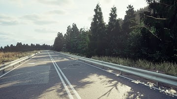 CGI Driving Plates | Unreal Engine 5 | Virtual Production | Austrian Roads Environment