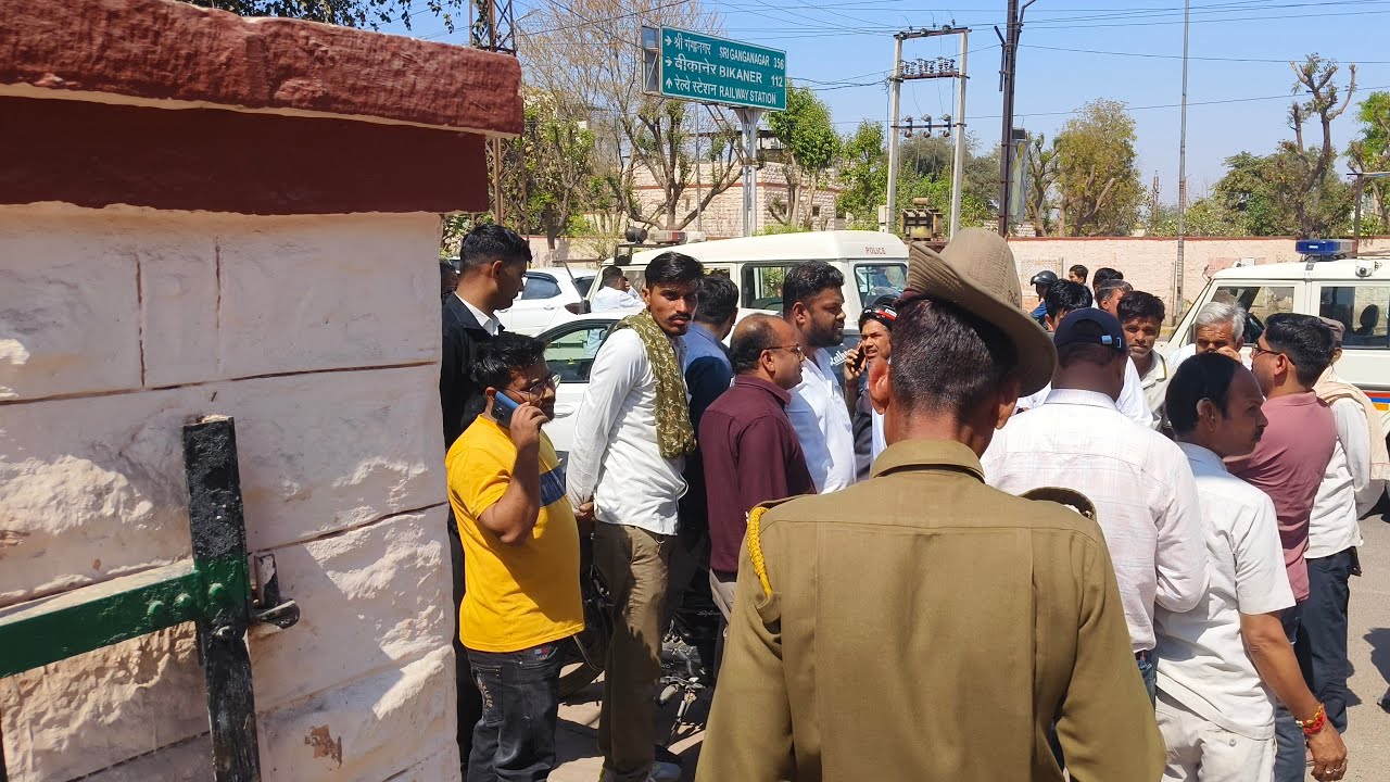 नागौर कोर्ट में बॉम की सूचना मौके पर भारी पुलिस जाप्ता और कमांडो तैनात