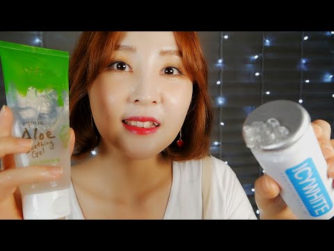 시원한 쿨마사지 상황극｜꿀처럼 반짝반짝 소리｜Cool Massage ASMR｜NO TALKING 08:27~