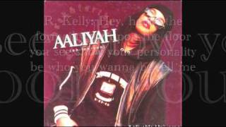 Video thumbnail of "Aaliyah-Back & Forth (lyrics)"