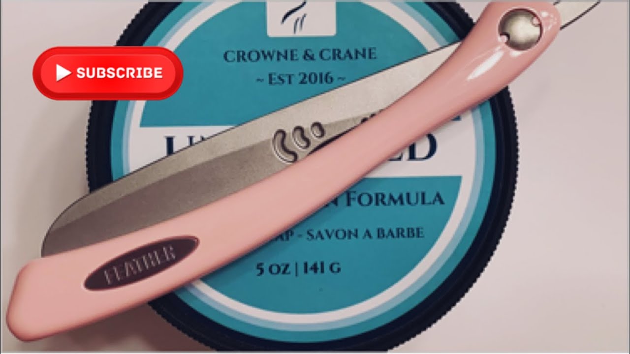 Feather SR QED Select Faux Horn Crowne Crane Shave Of The Day feather-sr-qed-select-faux-horn-crowne-crane-shave-of-the-day