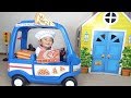 Pretend play pizza delivery   cooking food kitchen toy set