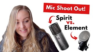 Aston Element Vs. Aston Spirit Mic SHOOT OUT | Spoken Word, Acoustic Guitar and Singing!