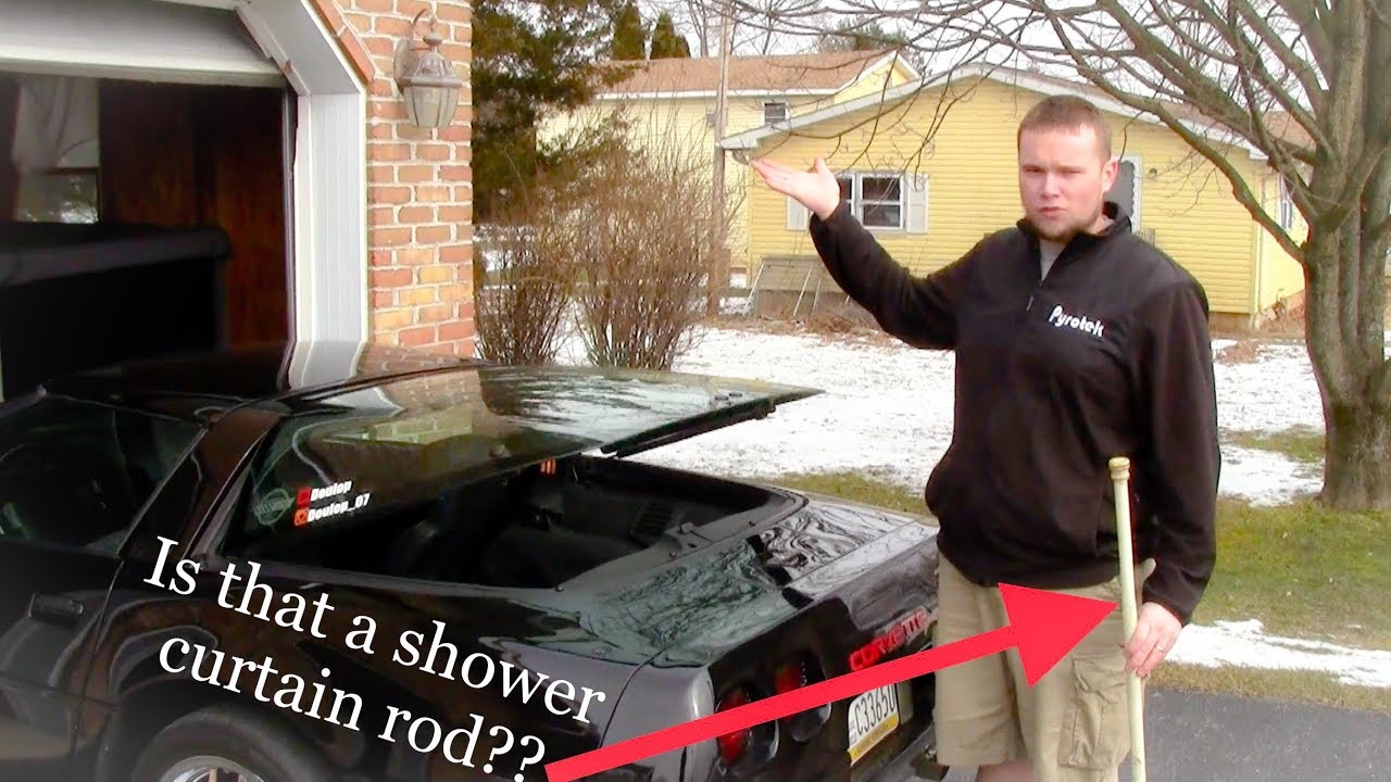 Replacing the Rear Hatch Shocks on a C4 Corvette! I Should Have Done