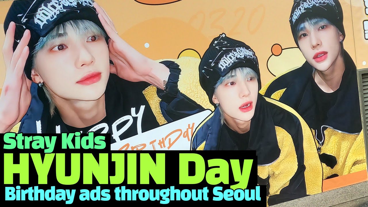 [Stray Kids] HYUNJIN birthday celebrations / SKZ HYUNJIN Day - YouTube
