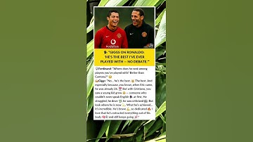 Thumbnail of “Giggs: Ronaldo Is Better Than Cantona 🤯🔥”