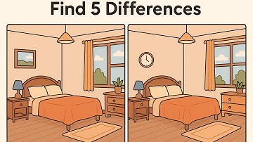 Only Genius Can Find 5 Differences 😱 | Spot the Difference Game