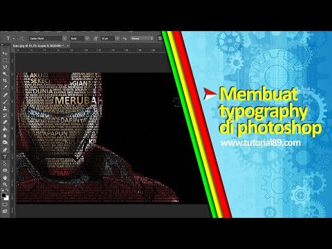 Cara mudah membuat typography di photoshop Cara mudah membuat typography di photoshop