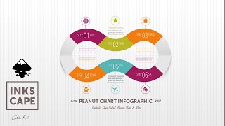 Inkscape: Infographic Coloured Peanut Chart