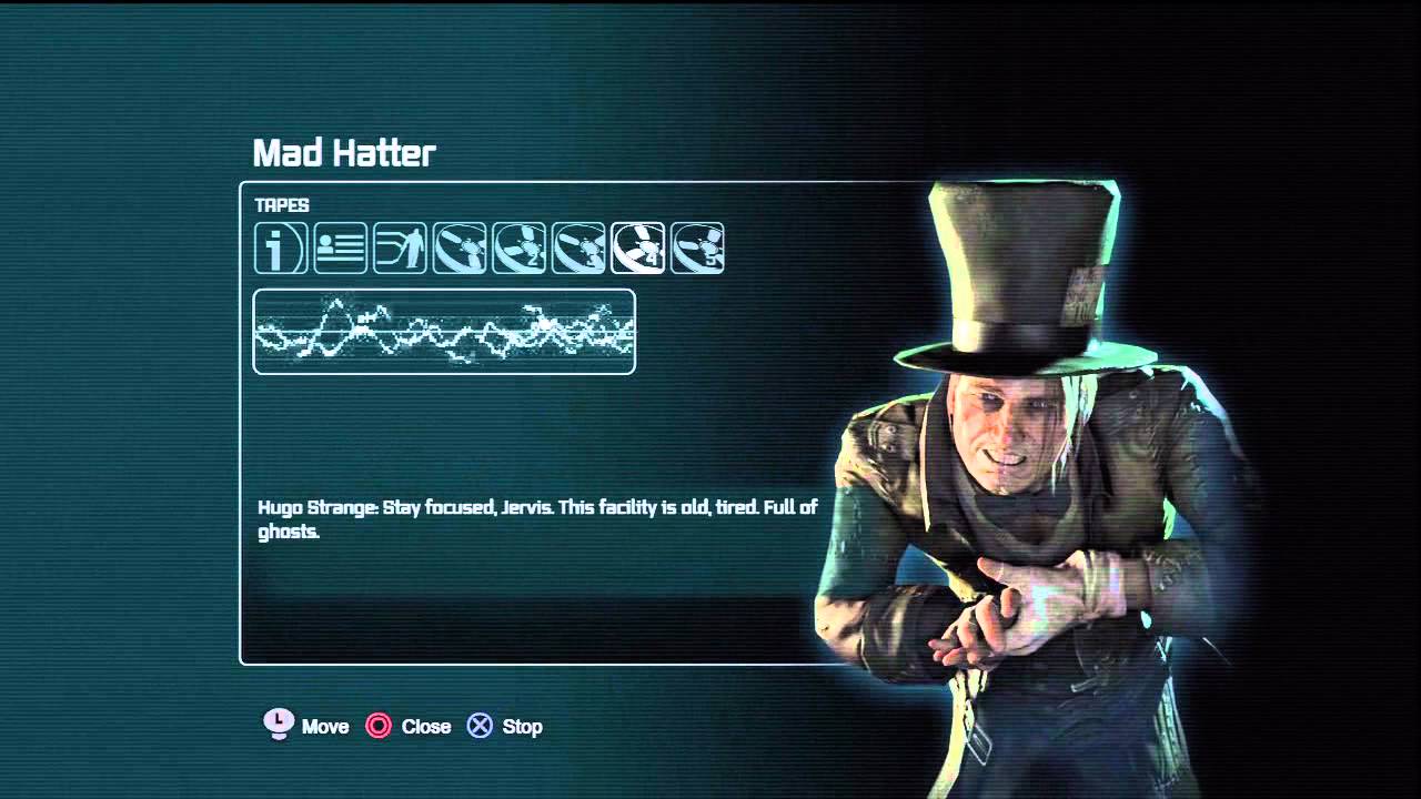 Batman Arkham City Mad Hatter Tapes
