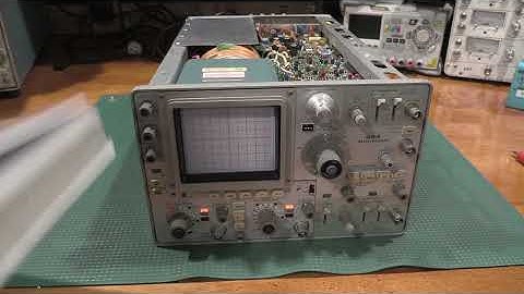 Tektronix 485 Power Supply and Tube Alignment