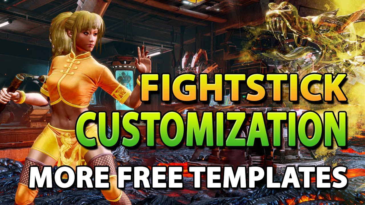Killer Instinct Season 3 TE2 Fight Stick Templates YouTube