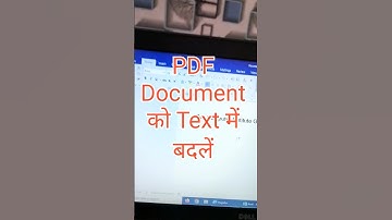 Change PDF to Text 😲 in Ms Word #shortvideo #viral #youtubeshorts #shortsfeed #msword #excel #study