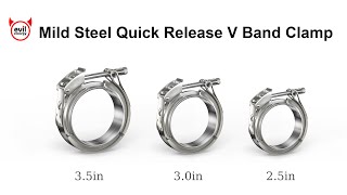 EVIL ENERGY Mid Steel Quick Release V Band Clamp