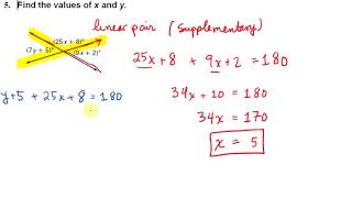 solve problem with Vertical Angles
