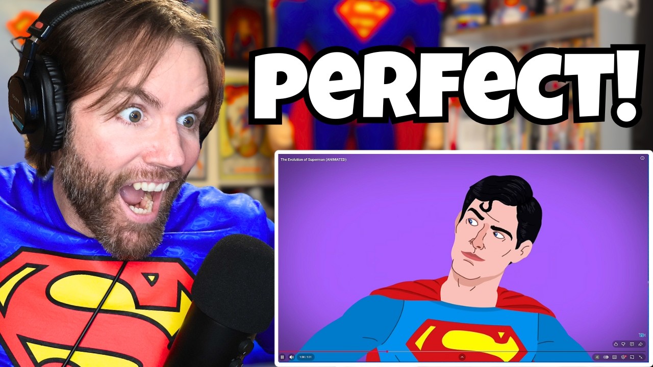 The Evolution of Superman (ANIMATED) | Superman Fan Reacts!