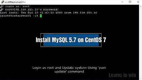 How to Install MySQL 5.7 on CentOS 7 | MySQL Installation