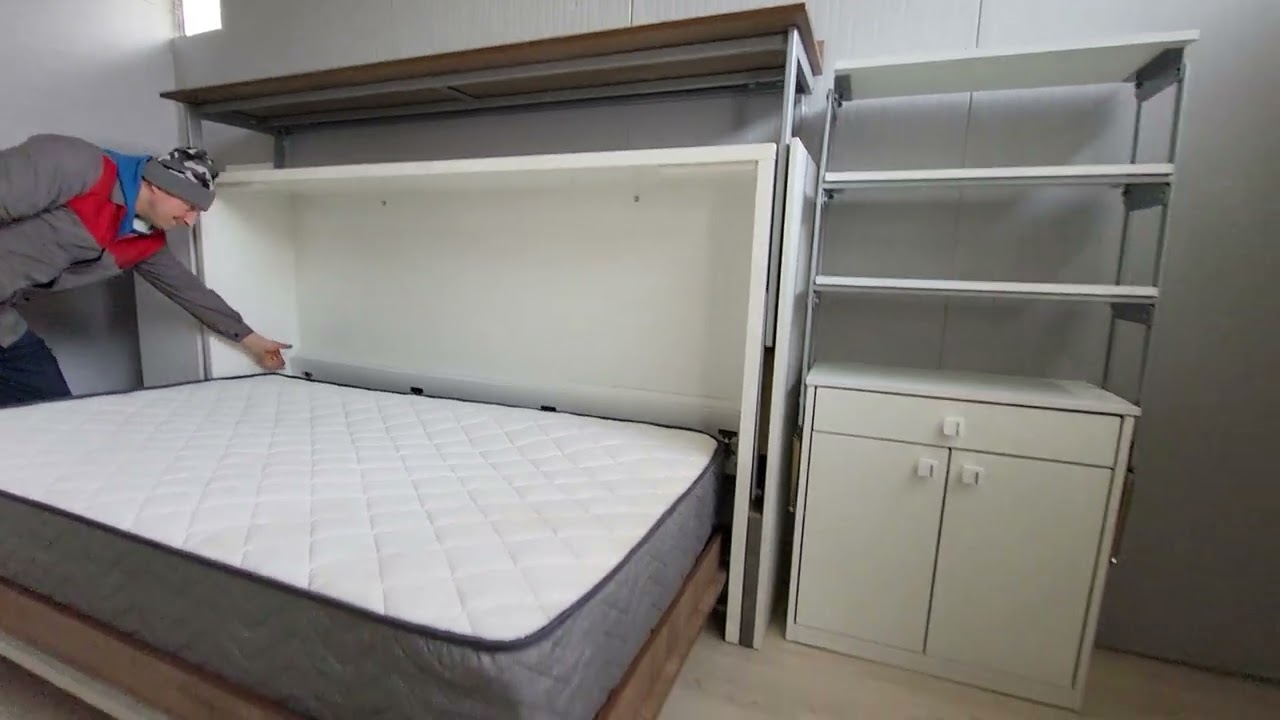 Pat rabatabil cu birou,paturi rabatabile smart București creare site platforma https://www.BRYO.com