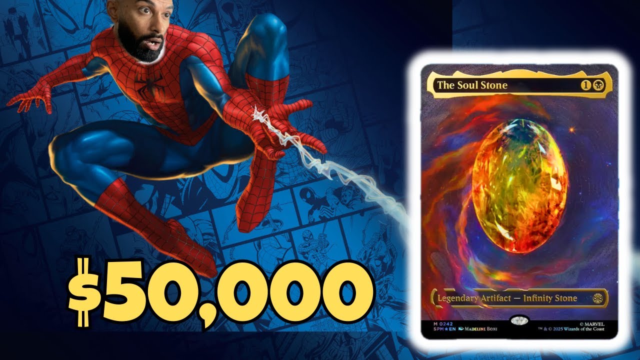 Chasing the $50,000 Soulstone: Spider-Man MTG Gift Bundle Unboxing