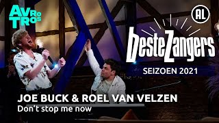 Video thumbnail of "Joe Buck & Roel van Velzen - Don't stop me now | Beste Zangers 2021"